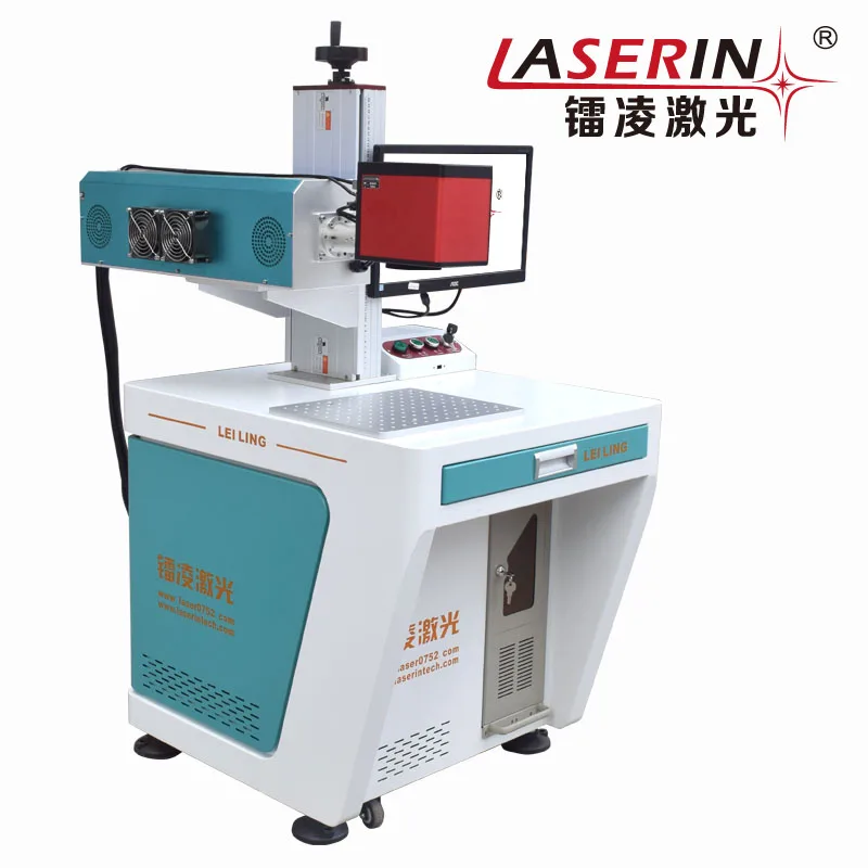 
China Manufacturer CO2 laser marking machine for wood paper glass cloth leather film cut plastic 