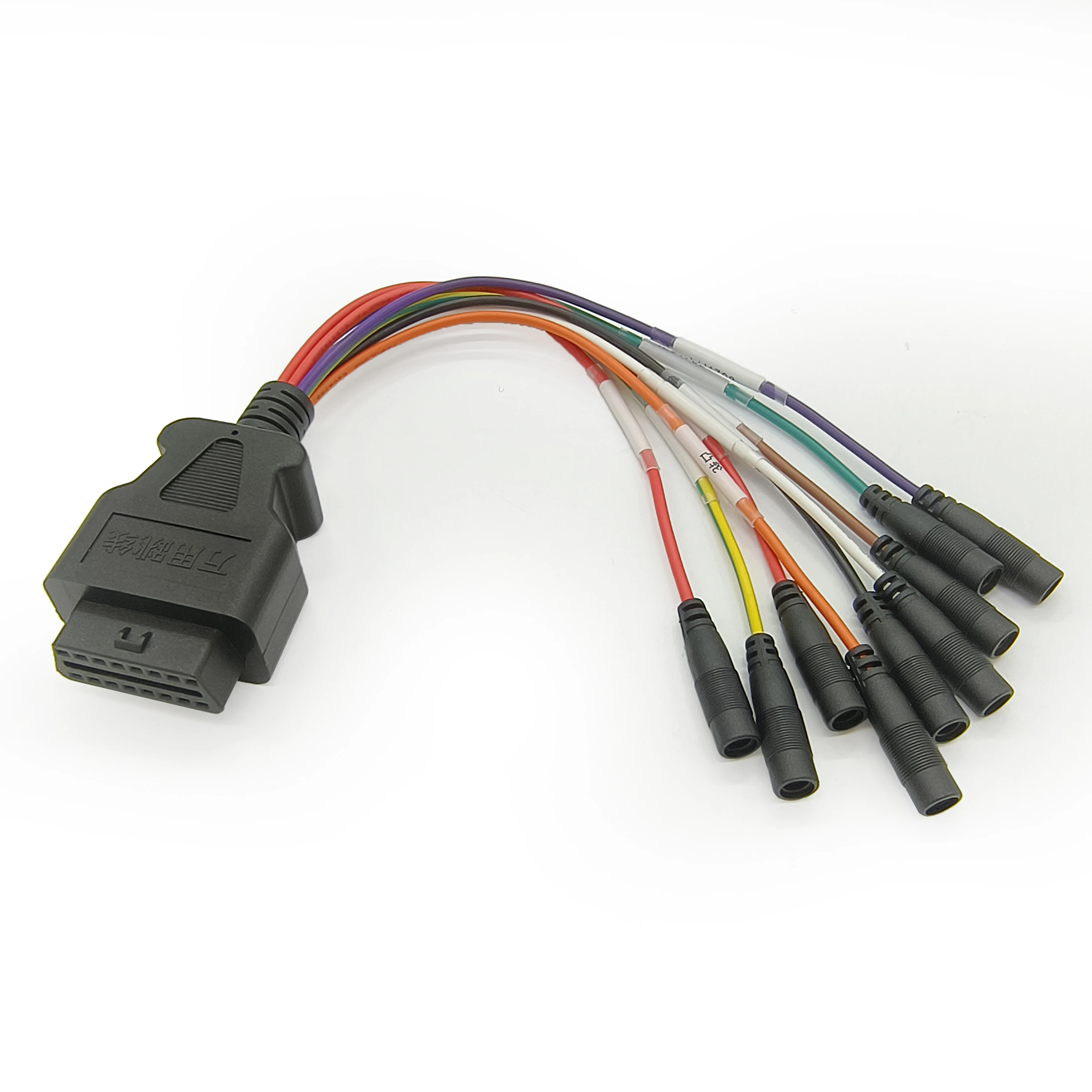 OBDII OBD2 16-контактный соединитель перемычки провода тестер кабель Универсальный кабель