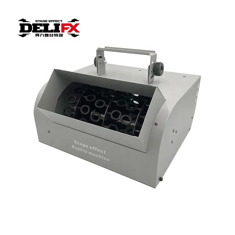 100w DMX Roller Bubble Machine Wireless Remote Control with Double Blower Fans for Indoor Outdoor Wedding Stage Birthday Party