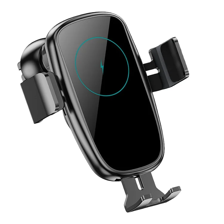 New Design  Airvent Clamp Mount Mobile Cell Smart Phone Holder Fast Quick Charging Car Chargers Wireless Charger Car Stand