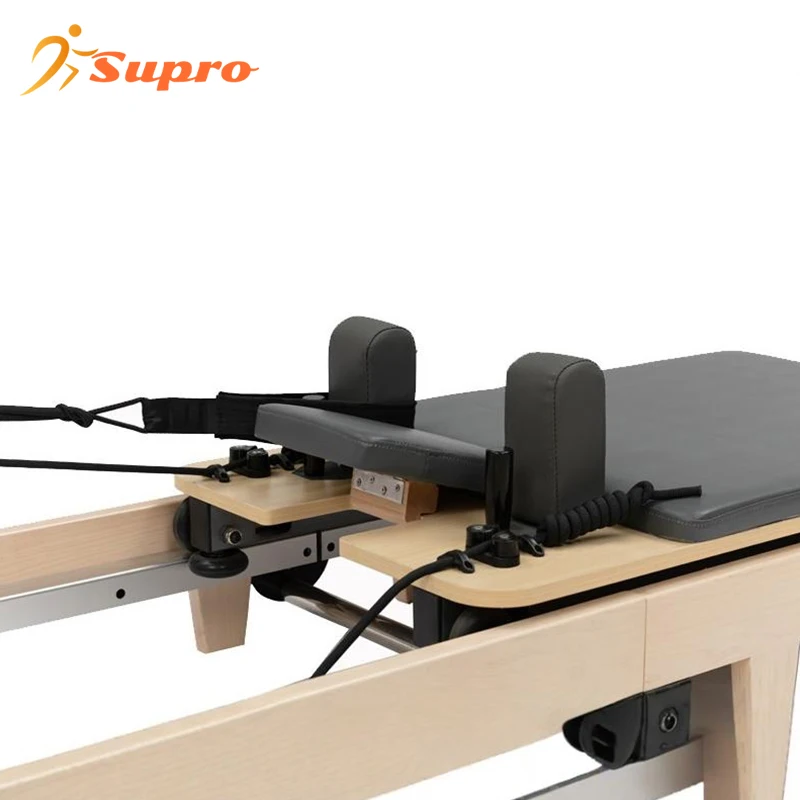 Supro Foldable Maple Oak Wood Pilates Reformer pilates core bed reformer cadillac pilates