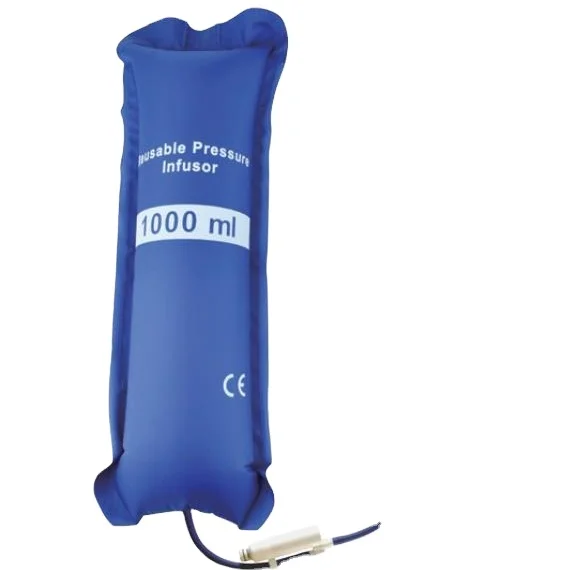 1000ml pressure infusion  bag Reusable Manual pressure infusion bag with pressure indicator