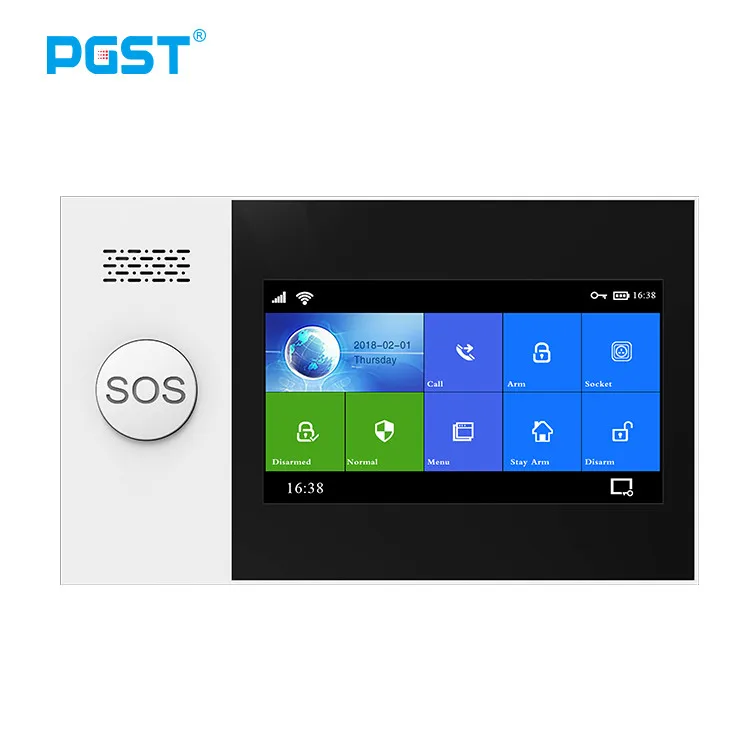 China top 5 manufacturer PGST wifi 4g alarm security systems anti-burglar tuya alarm kit