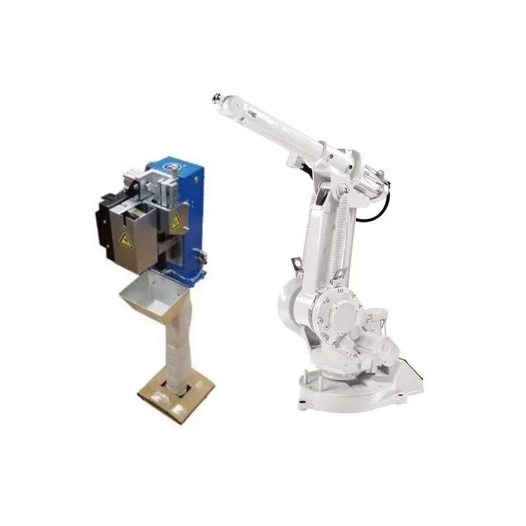 6 Axis Robotic Arm Welding  IRB 1410 With CNGBS Cleaning Station For Welding Robot Automation