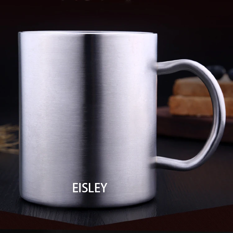 Custom Wholesale 7oz Double Wall Mug Stainless Steel Travel Coffee Mug