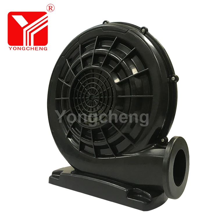Plastic ac backward curved centrifugal fan for inflatables