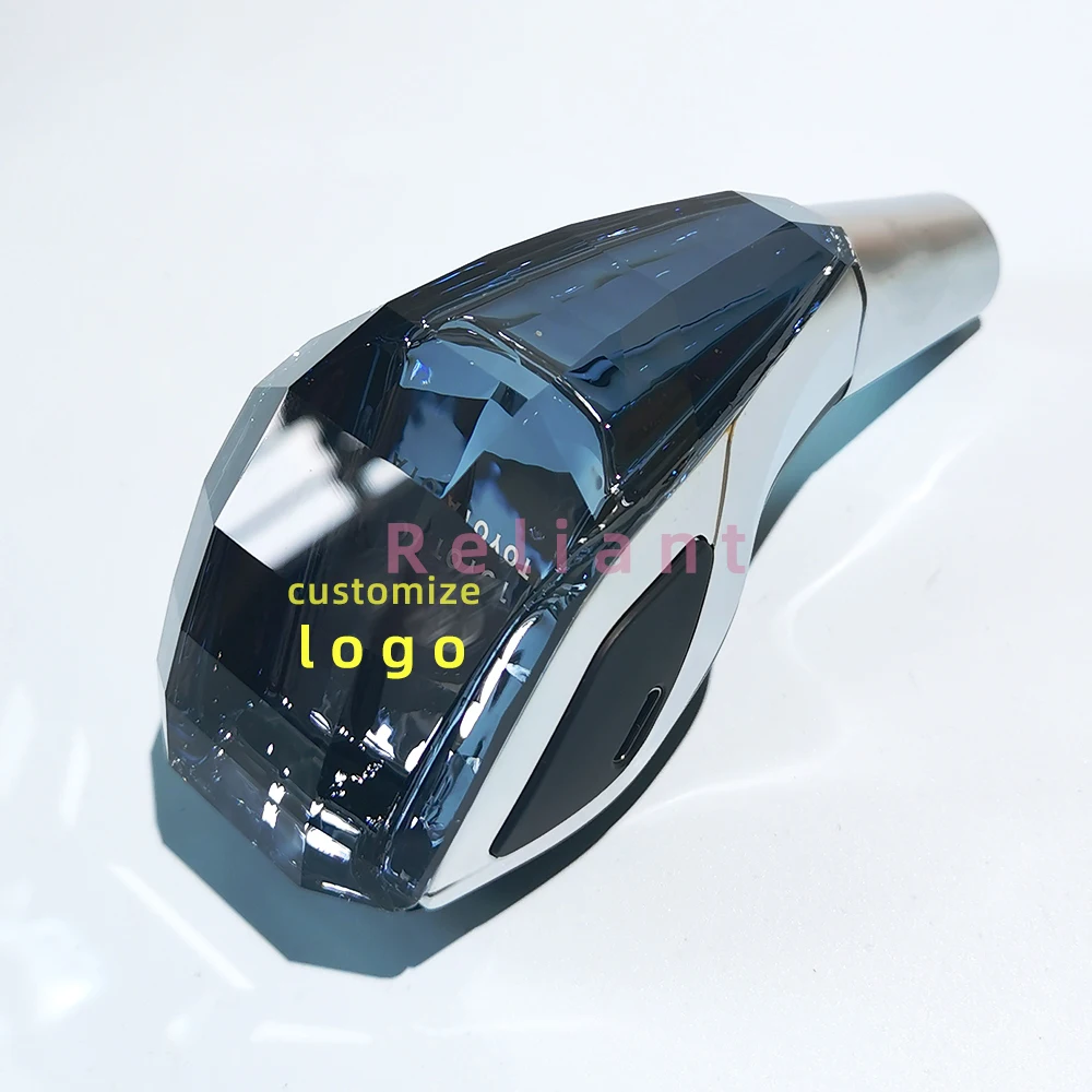 Can custom logo Auto Car Parts LED automatic lighting car Crystal gear handle Shift Knob for Toyota Lexus Hyundai Mitsubishi