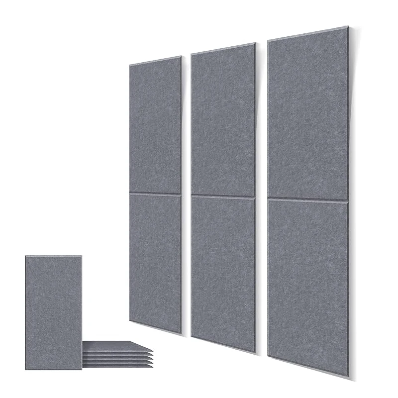 Eco Friendly 3D PET Felt Acoustical Panels 600x1200mm Karaoke Soundproof Acoustic Panel