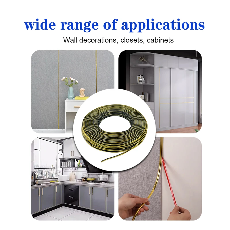 2024 new stylish decorative strip with glue or without glue