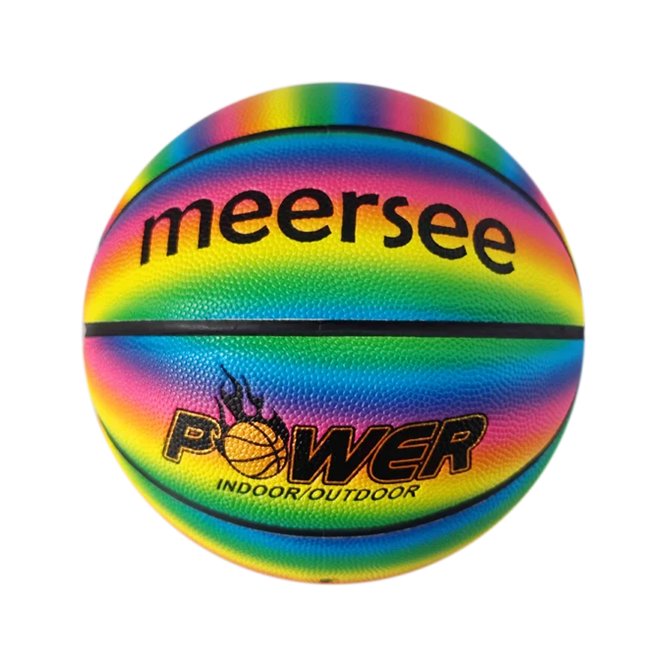 Glue laminated Customized Basketball Size 7 Printed your Own Pattern Design Logo Colors Custom colorful leather Basketball Ball