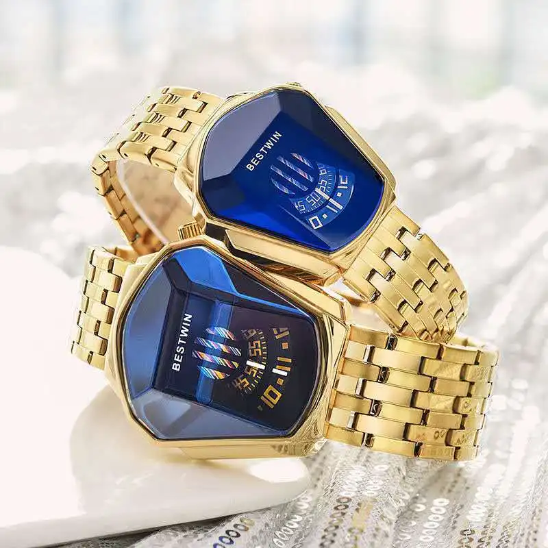 Оптовая Продажа с фабрики дешевые кувары Saatler брендовые Reloj Hombre 6615 часы цепочкой Роскошные мужские
