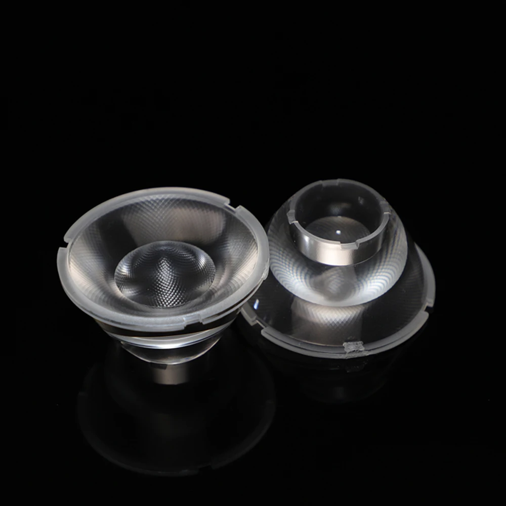 Smart Series Cob Led Lens 50 mm 8 15 24 36 55 Degree For Stage Lamp Optical Led Lenses w/ Holder Optical Lens Anti-dazzle Cover