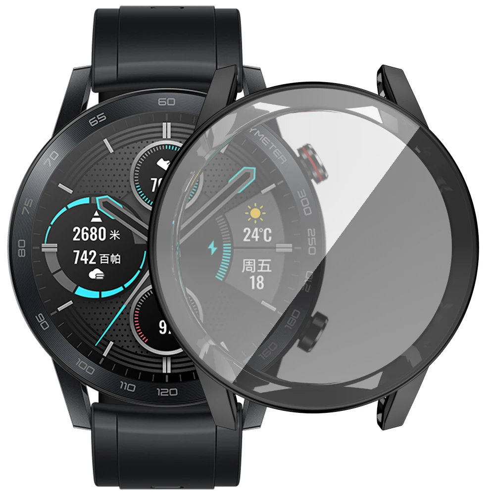 Защитный чехол из ТПУ с гальваническим покрытием и полным для Huawei Honor Magic Watch 2 мягкий 46 мм защитный защитой от