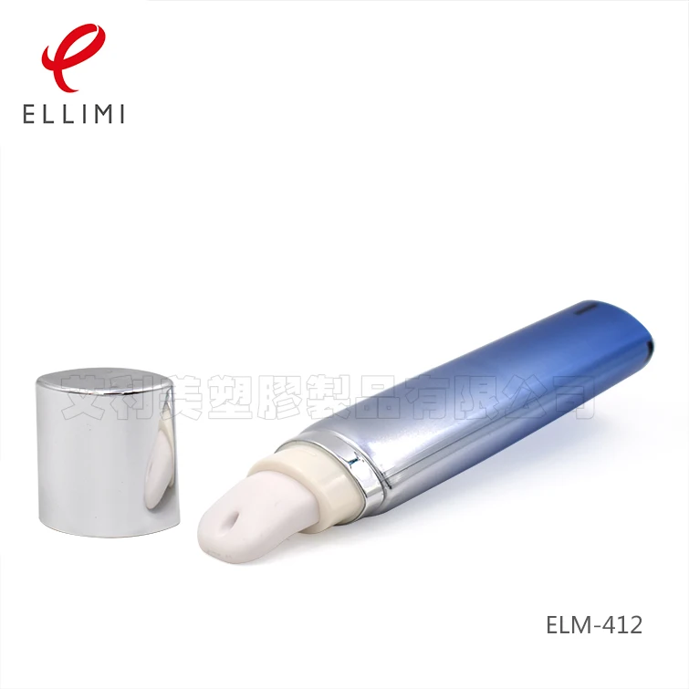 30mm Ceramic Massage Head Cap Tube ELM-412 Soft Packaging for Skincare Creams PE Aluminum Plastic Laminated High Gloss Material