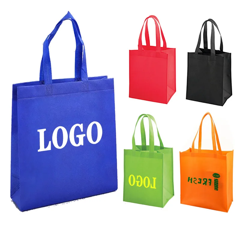Cheap Eco Friendly Fabric Laminated Tnt Bags Recyclable shopping bag eco non woven bag with logo