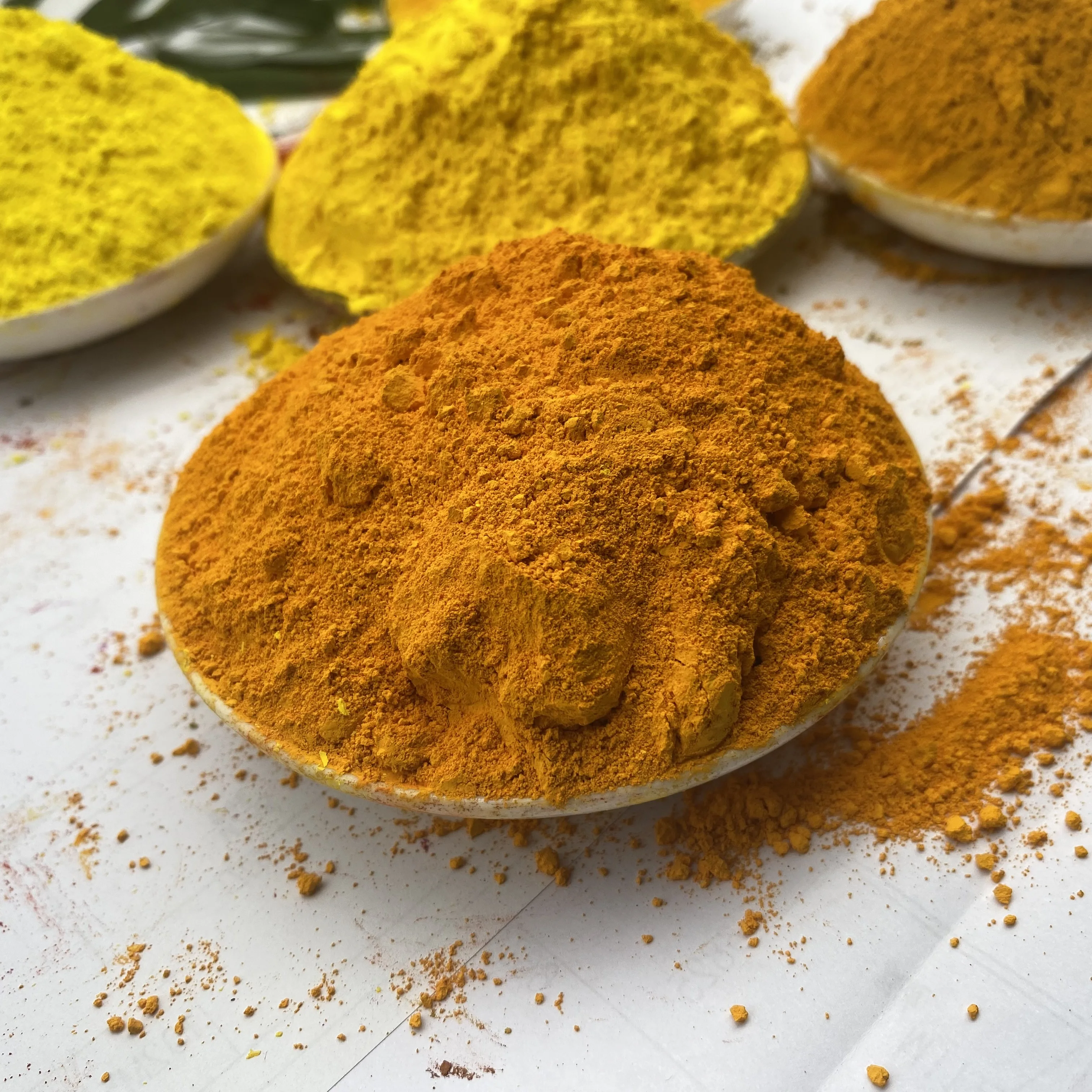 Concrete Cement Bricks Paving stone Used Iron Oxide Yellow Pigment