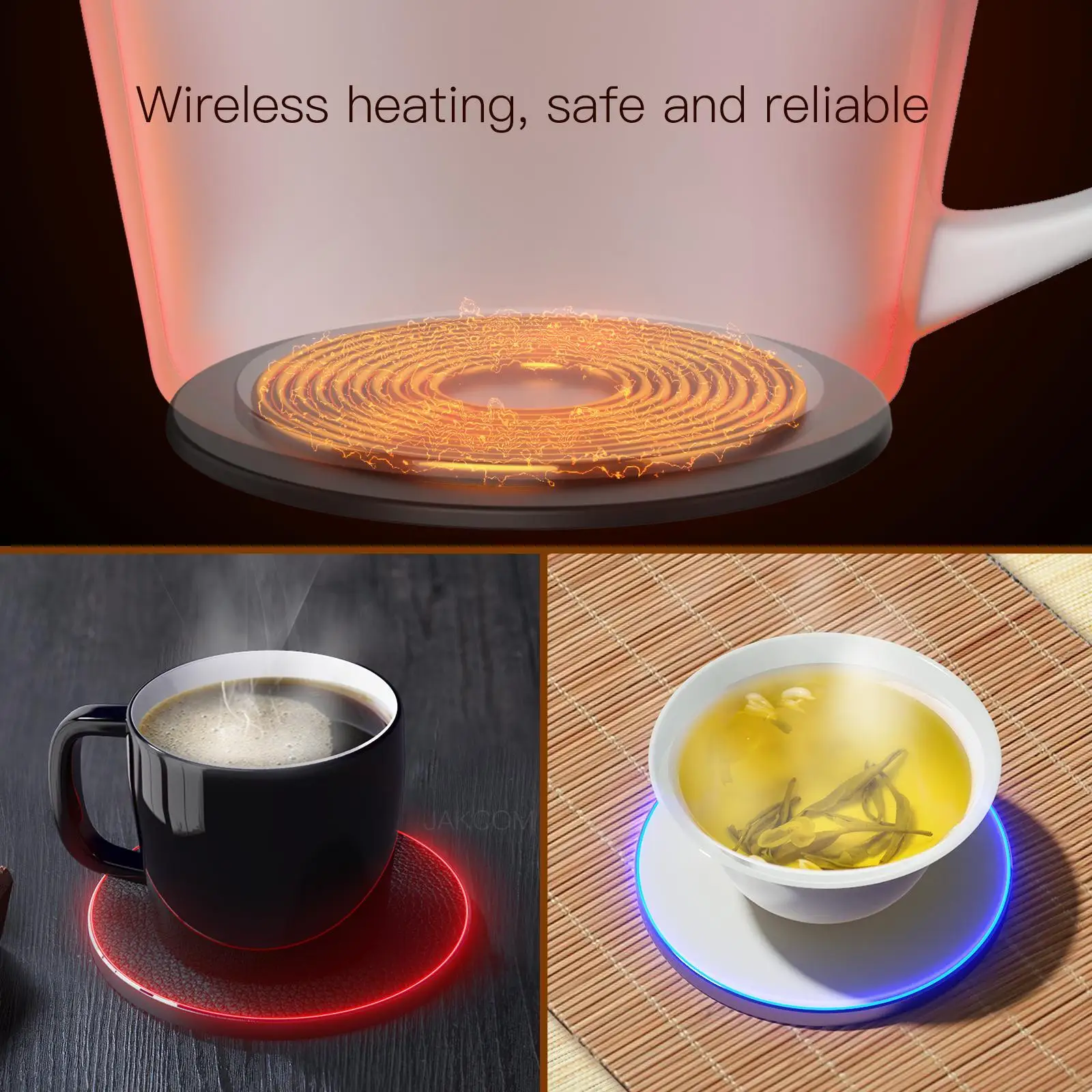JAKCOM TWC True Wireless Quick Charger New Electric Kettles better than functions of kettle parts large water portable mini