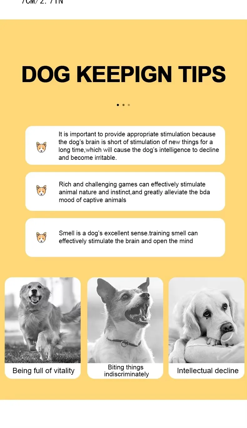Dog toys Self high relief Hidden food feeder Dog training games interactive educational pet toy supplies puzzle