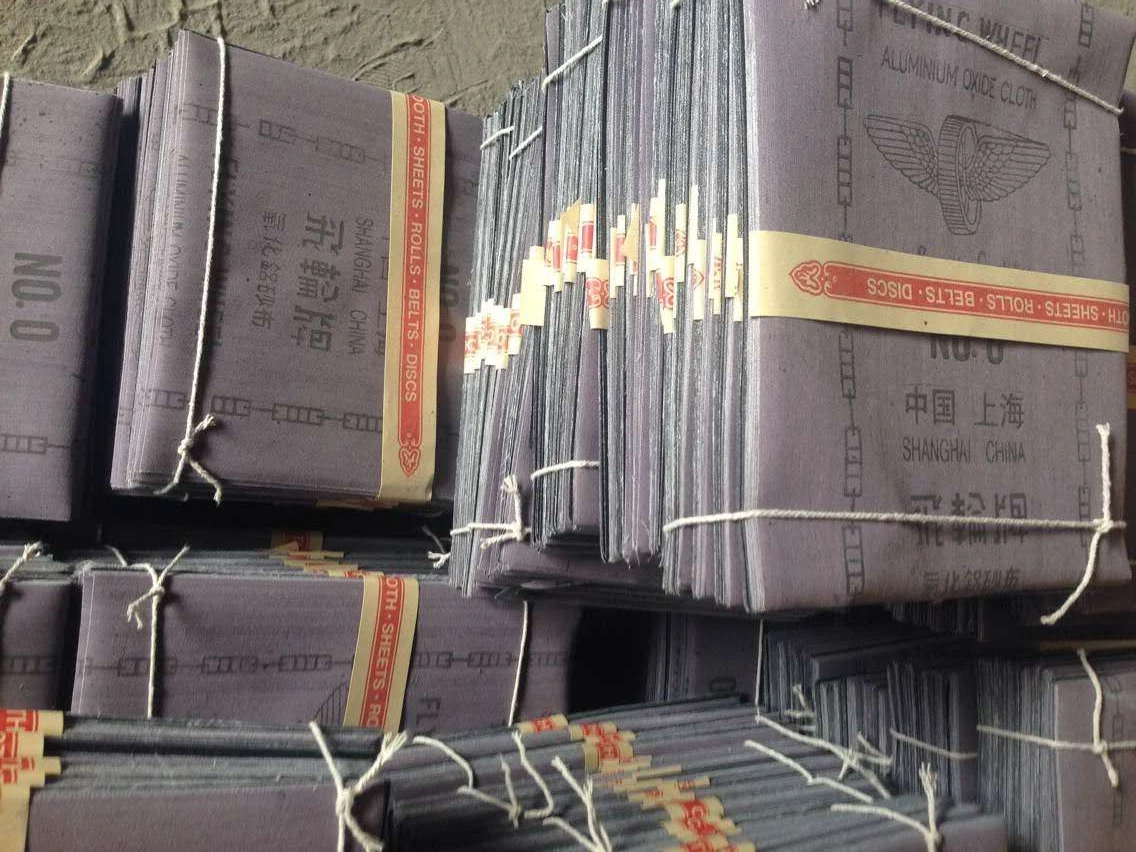 the original quality  Flying wheel brand aluminum oxide abrasive emery cloth sheet