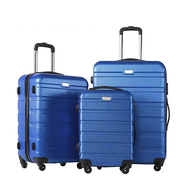 3 pcs Set 4 pcs Set ABS grocery trolley bag Luggage Hard Side Lightweight Suitcase set