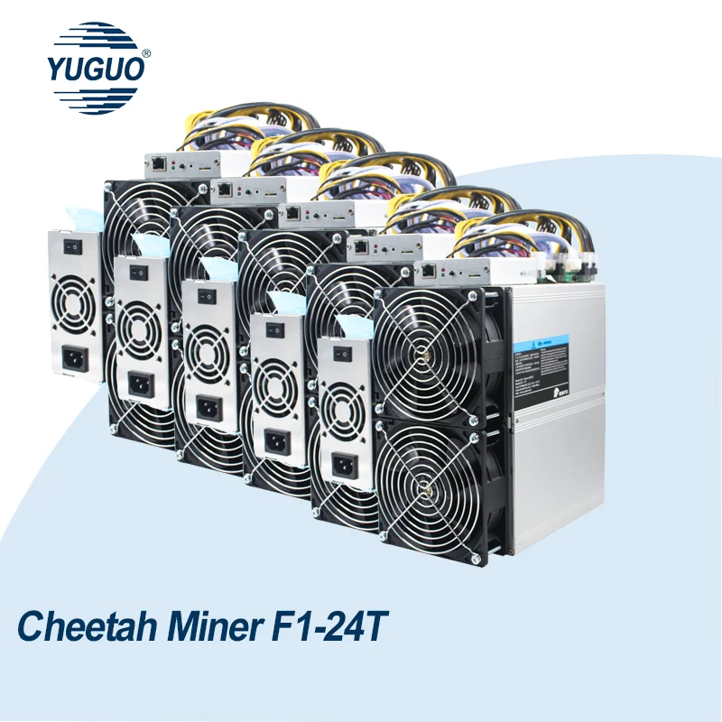 
2021 Used Second Hand BTC Miner Cheetah F1 24Th 24Twith Original Power Supply 