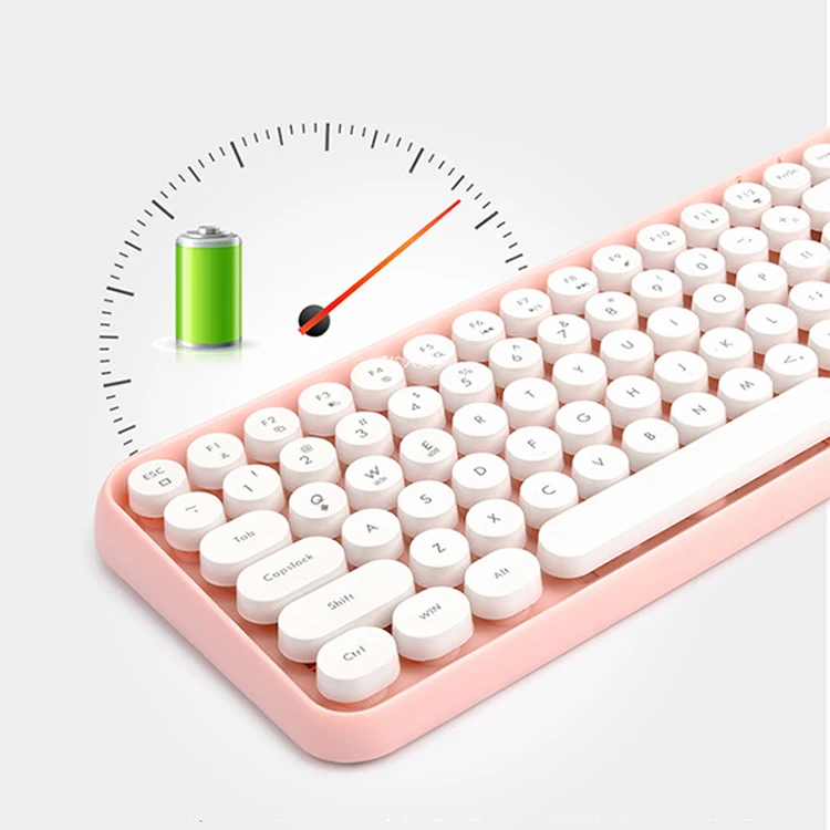 Бесшумная Мобильная офисная Мини Беспроводная портативная клавиатура с одной рукой