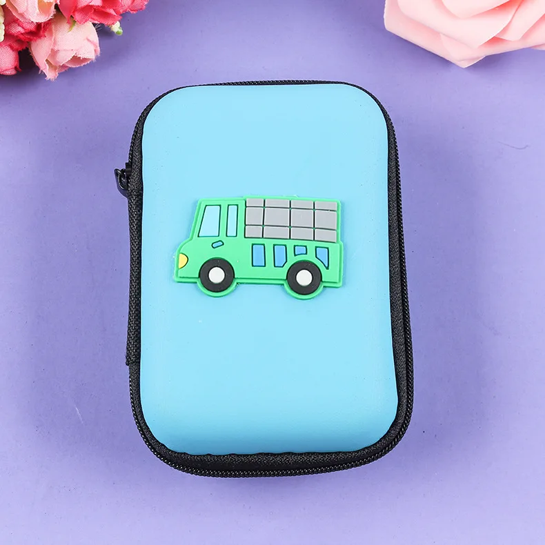 SW Wholesale Oem Custom Waterproof Headphone Earbud Carrying Storage Pouch Eva Earphone Charging Case With Zipper  Custom Logo