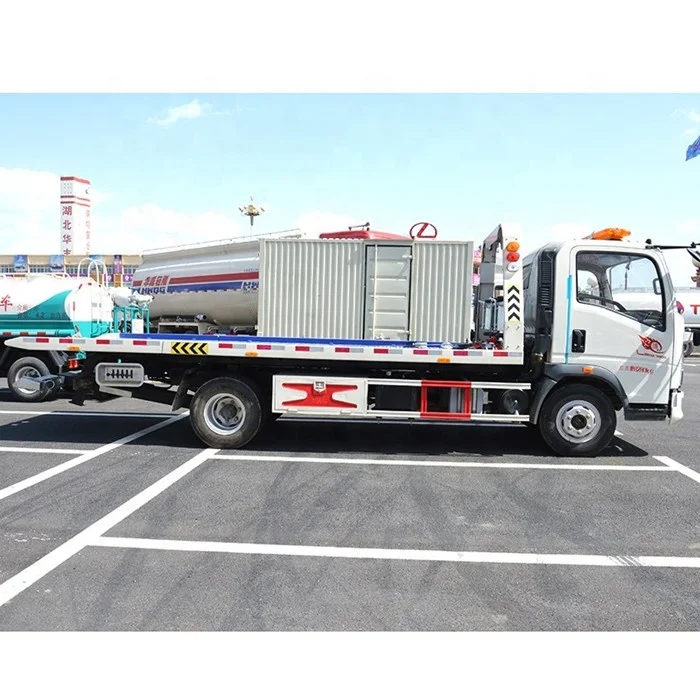 Низкая цена платформа 4x2 5 тонн гидравлический эвакуатор для