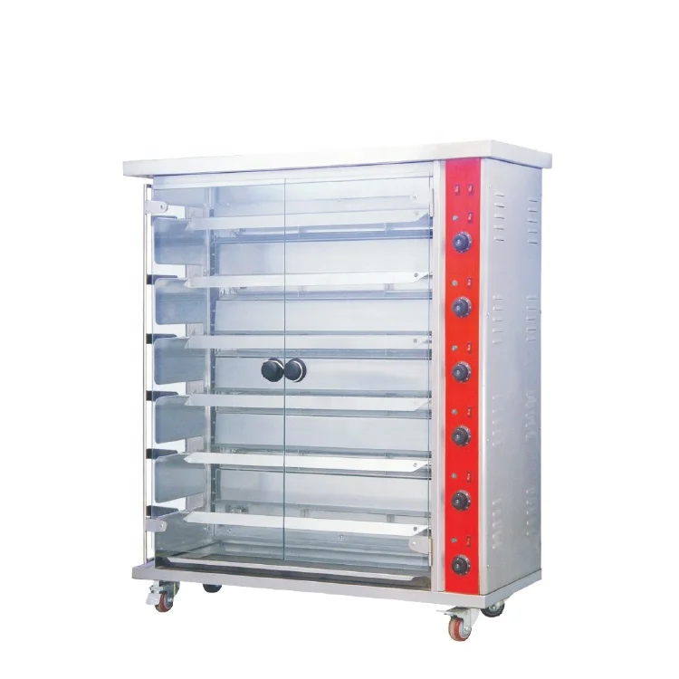 Good Quality Comercial Chicken Rotisserie Gas Chicken Roaster Machine Stainless Steel Vertical  oven