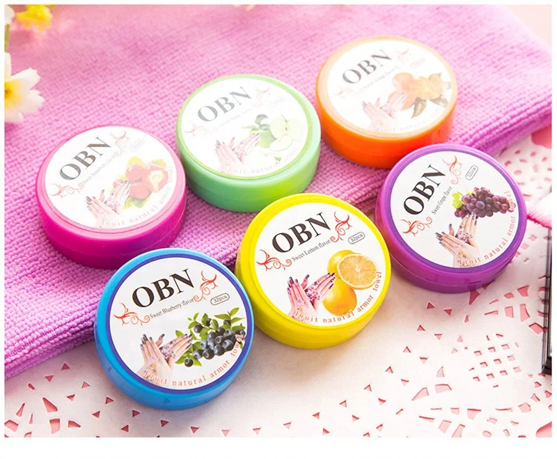 Acetone Free Fruit Scent Nail Gel Polish Remover Pads