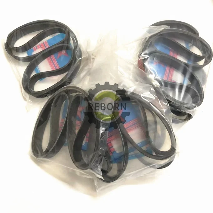 REBORNPART RUBBER V BELT 8PK1750 3289930 3289157 3089659 3089697 for HYUNDAI R305 9