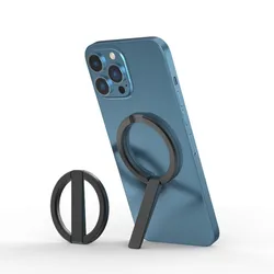 Zinc alloy phone stand 90 degree adjustable foldable phone ring holder finger kickstand