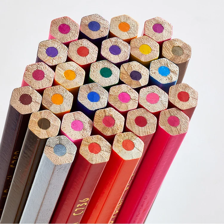50 colored pencils set school art supplies soft core sketching drawing colouring pencils box
