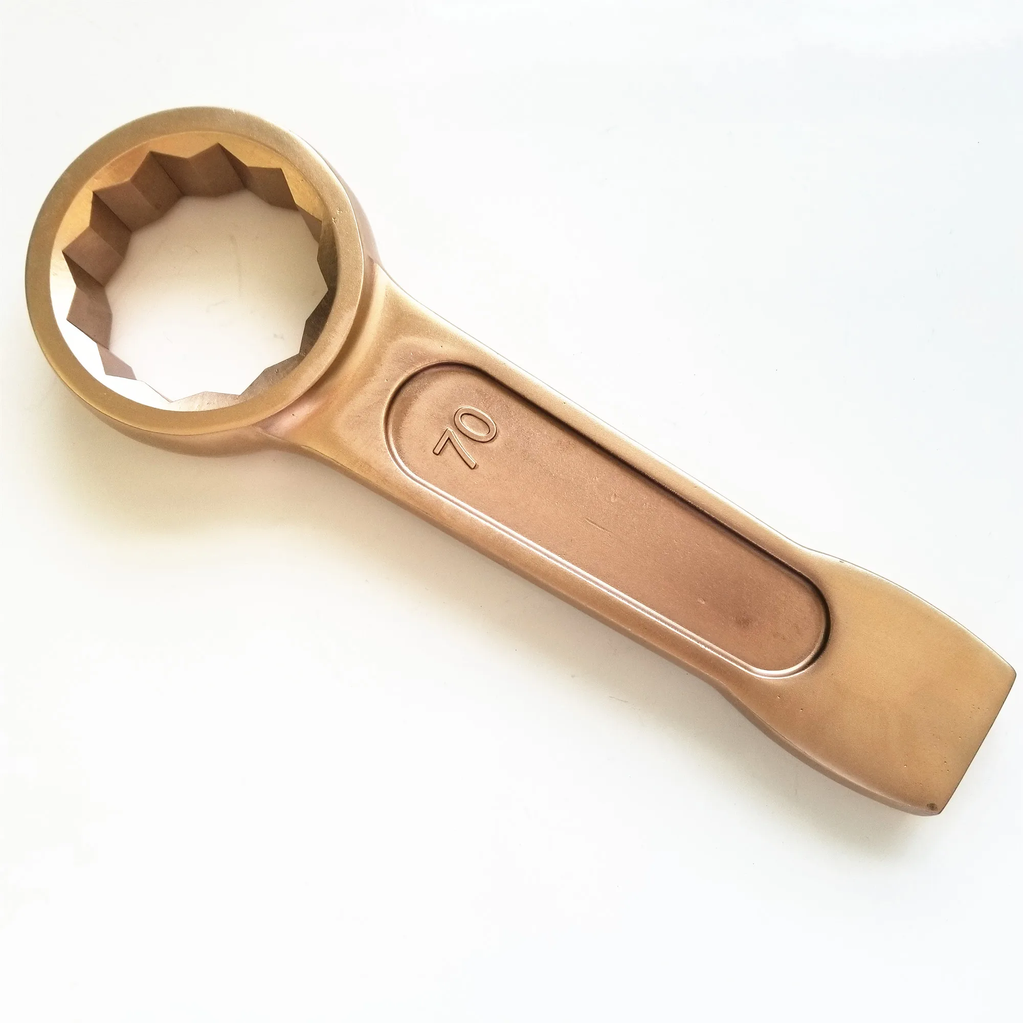 70mm Bi-Hexagonal 70mm hammering spanner slugging wrench non spark tools