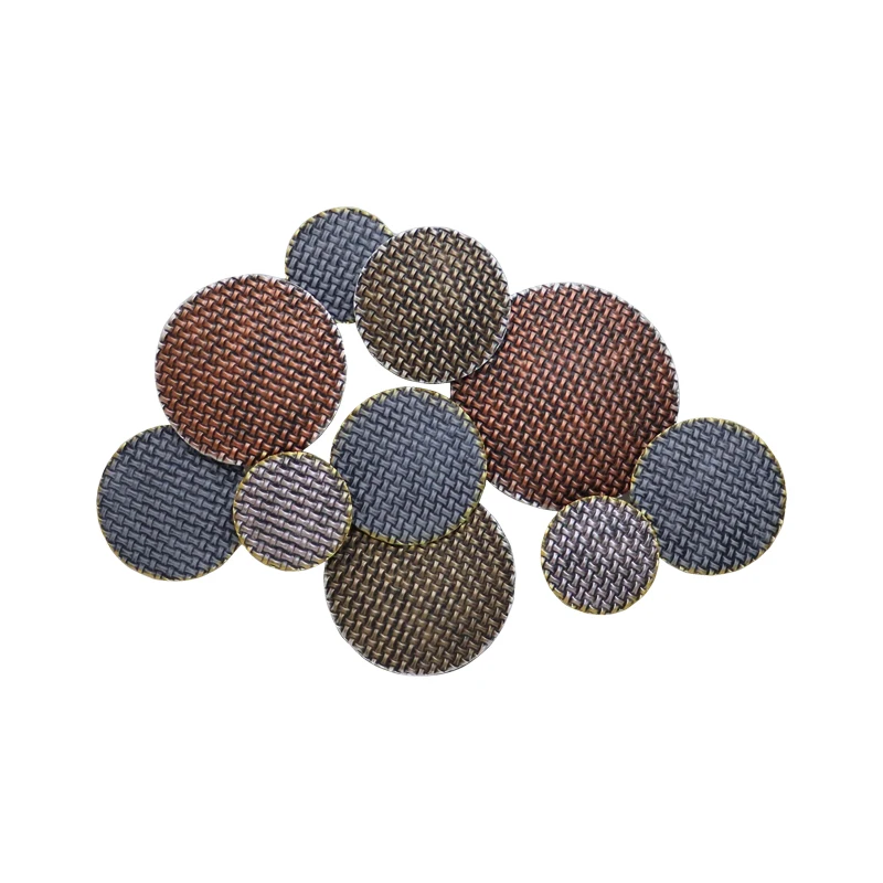 MR 3D Luxury Metal Wall Art Decor Retro Round Lotus Leaf Wall Sculptures Hanging for Home Decorations