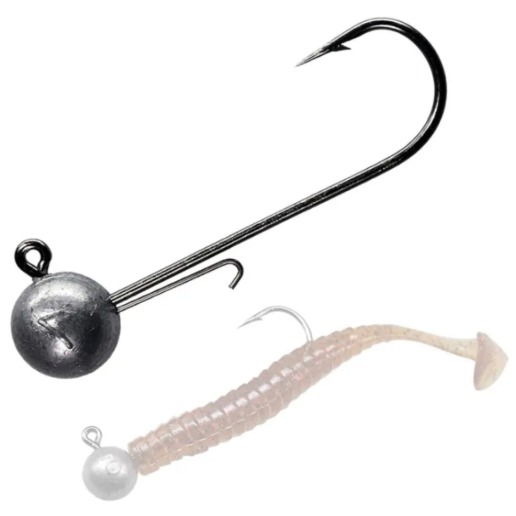 FootBall Jig Head Bass Finesse Fishing Terminal Tackle