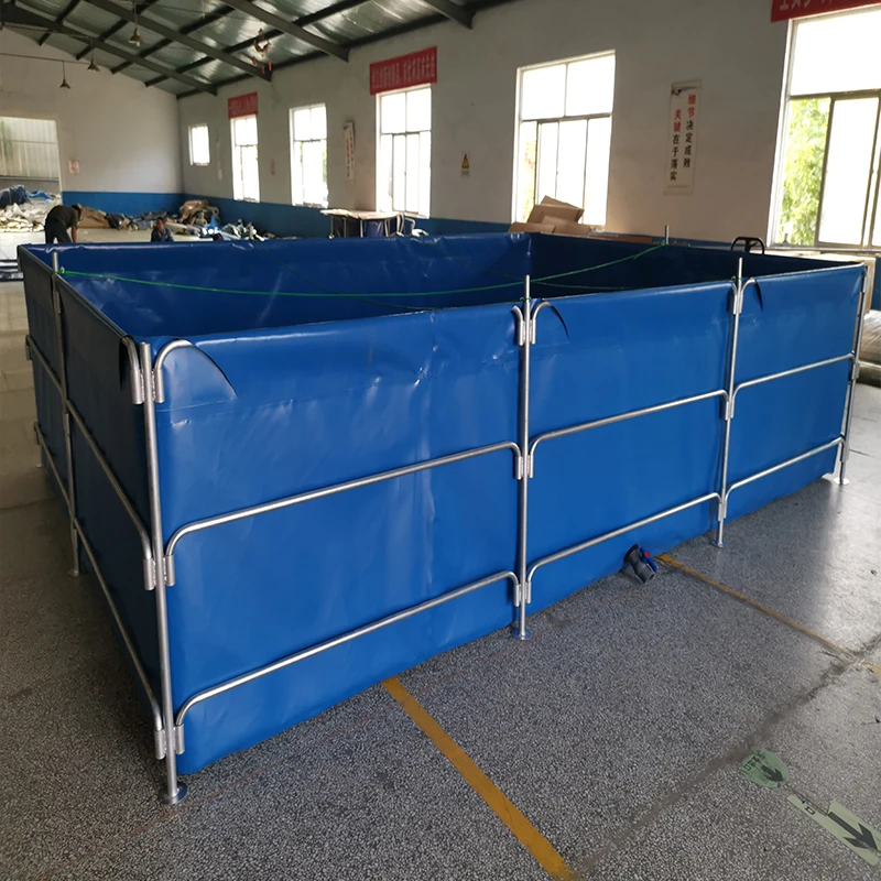 Mobile Aquaculture Tank 20000 Liters Rectangle For Indoor And Out Fish Farming Tank