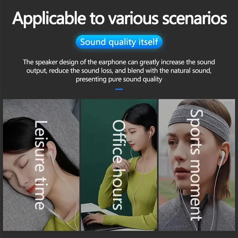original quality headphones wholesale in-ear headphones for sport wired earphone for iphone 7/8 11 with mic pop up windows