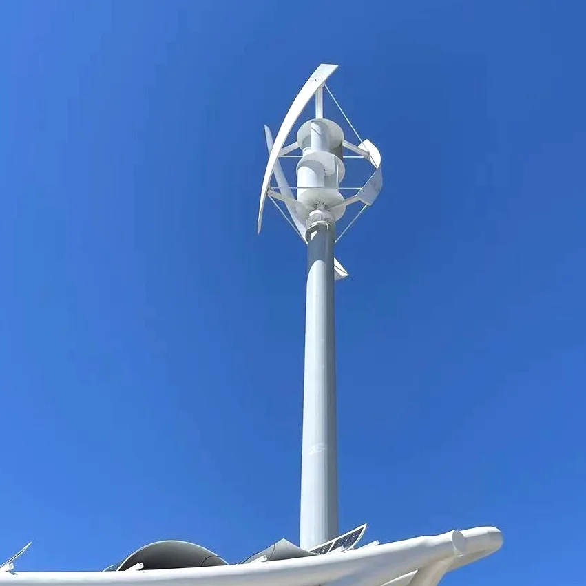 Vertical 5kW 10kW 20kW 50kW Windmill with MPPT/ Hybrid Charge Controller Wind Turbine Generator