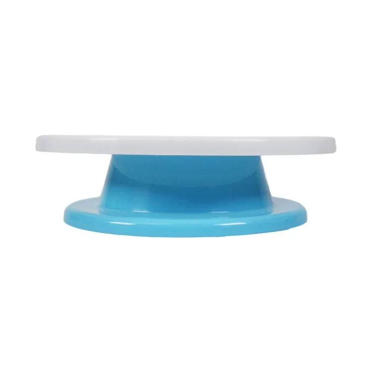 DIY cookies pan baking tool plastic rotating anti-skid round cake plate turntable stand  decorating rotary table