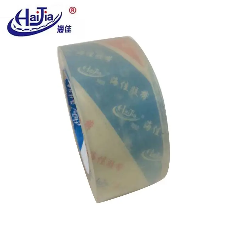 Strong Single Side Adhesive Packing Tape Jumbo Rolls No Discoloration Bopp Carton Sealing Tape