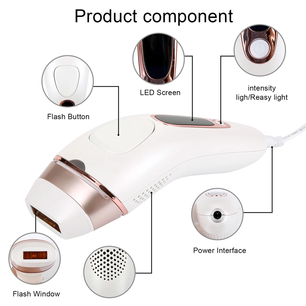 2022 New Diode Laser Hair Removal Device Painless Laser Portable Mini Home Use IPL Machine