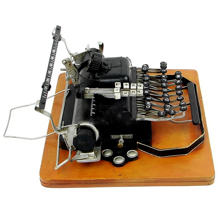German Old Typewriter Model bar Coffee Western Restaurant Decoration Retro Iron Display