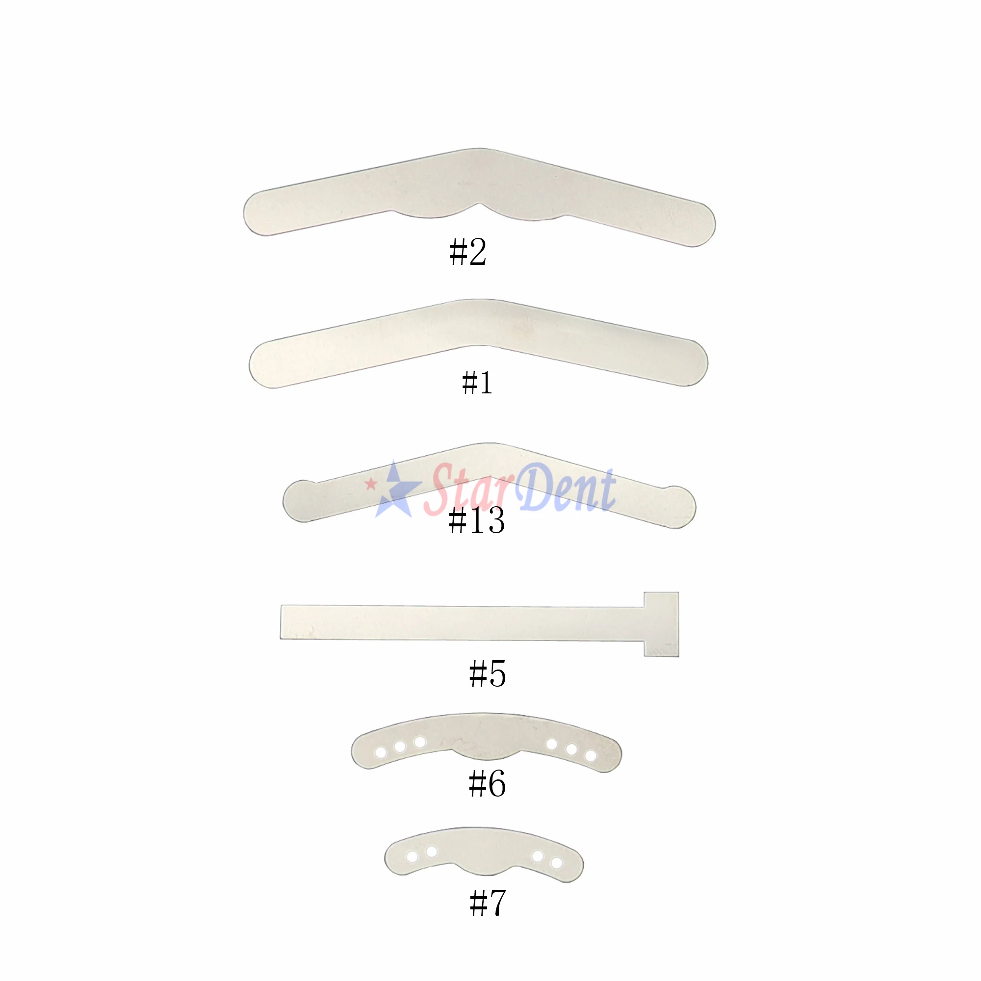 Оптовая цена матричная лента из нержавеющей стали стоматологические металлические матричные ленты с отверстиями высокого