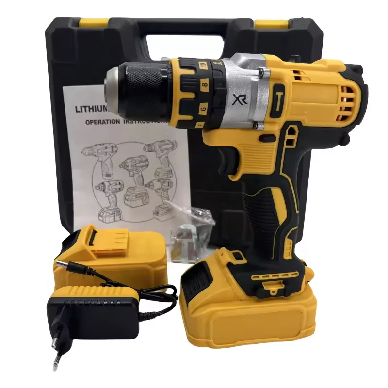 Industrial Grade Lithium Brushless Rechargeable Percussion Drill Drill 20V Wireless Power Tools