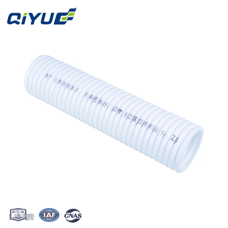Qiyue Best Price Manufacturing HDPE Antistatic and Antibacterial Double Wall Corrugated Pipe for Air Duct System