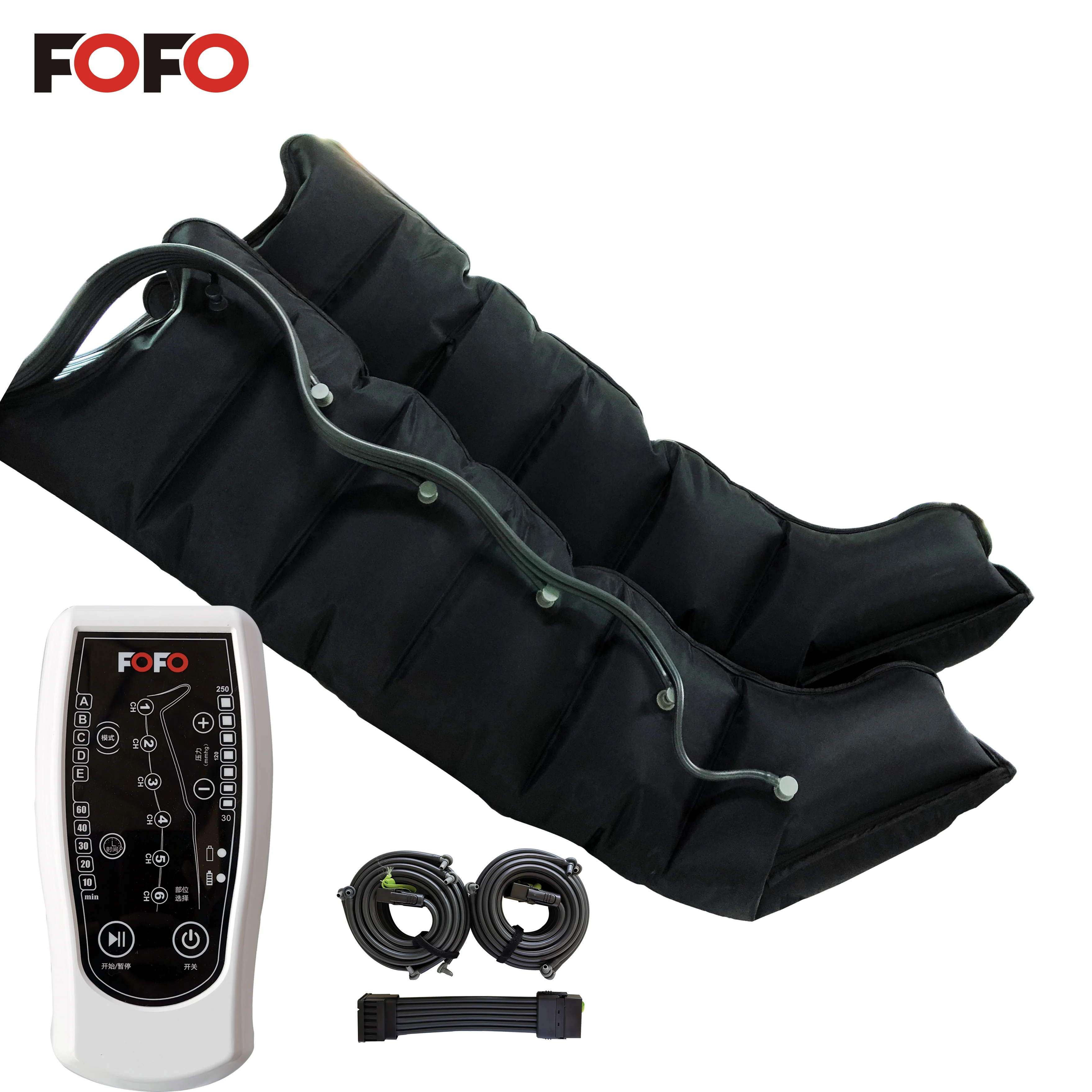 Портативный спортивный массажер для ног с лимфатическим дренажом