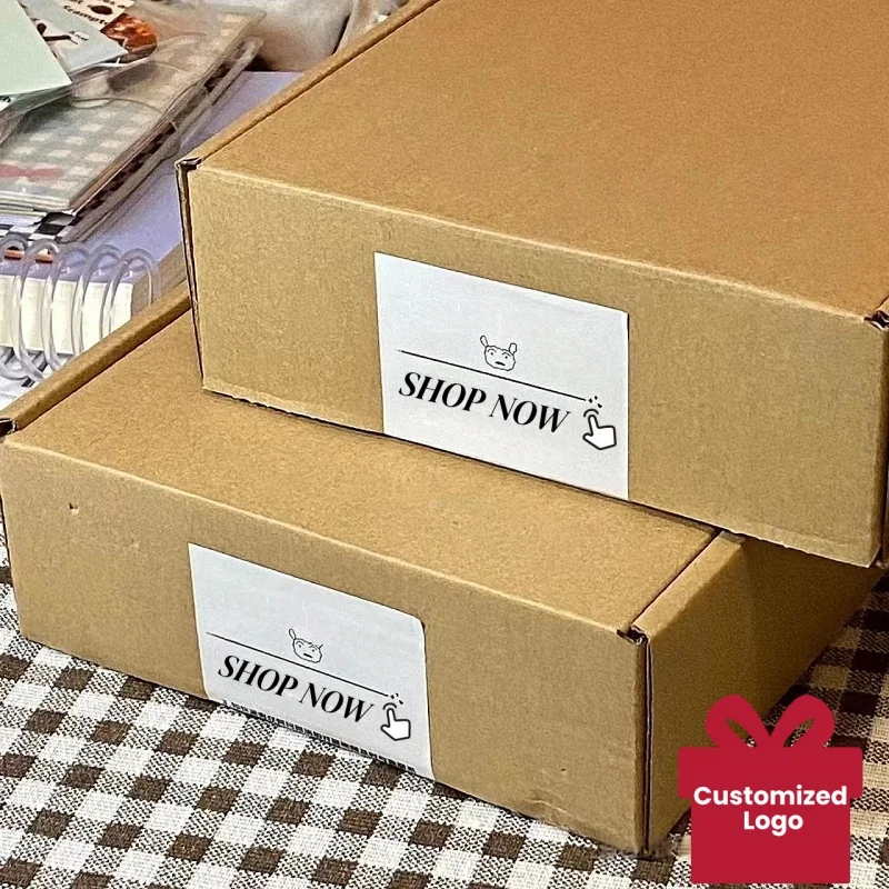 Custom Kraft Paper Corrugated Boxes for Apparel Clothes Packaging Matt Lamination Foil Specifications for Mailing & Shipping