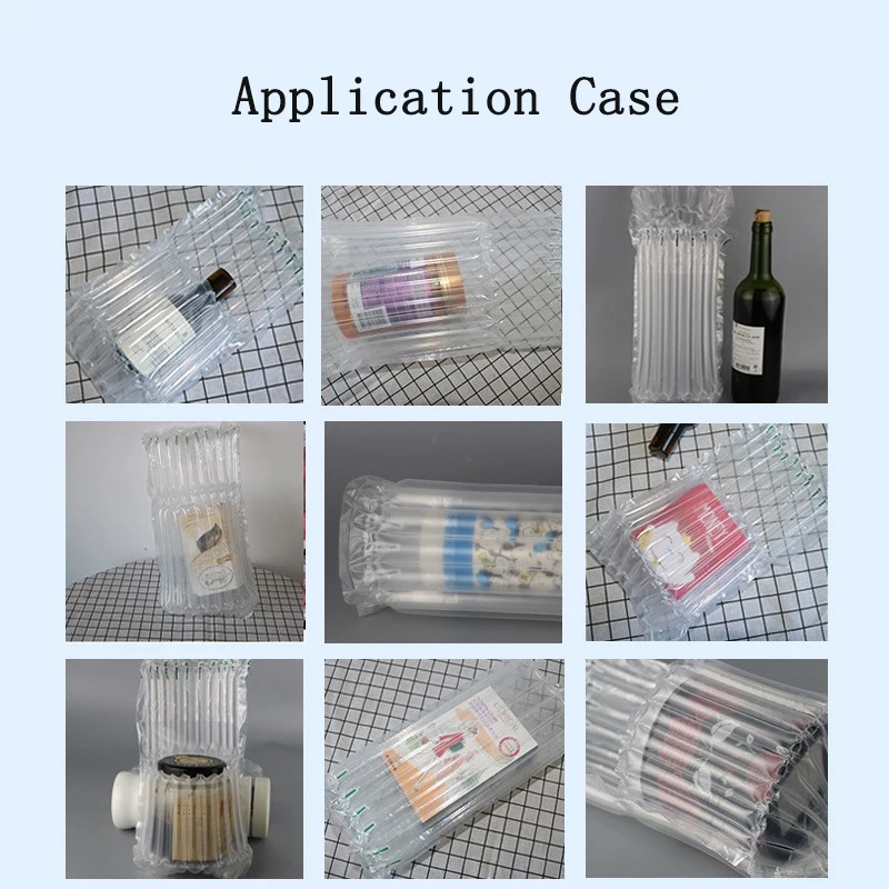 Waterproof packing cushion roll wine bottle air column bags shockproof glass protection