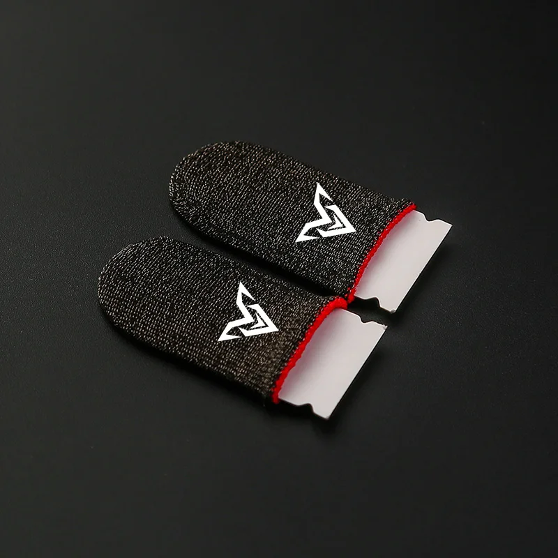 Высококачественный напальчник с защитой от пота для сенсорного экрана для игрового смартфона, напальчник с 24 пальцами, напальчник из серебристого волокна